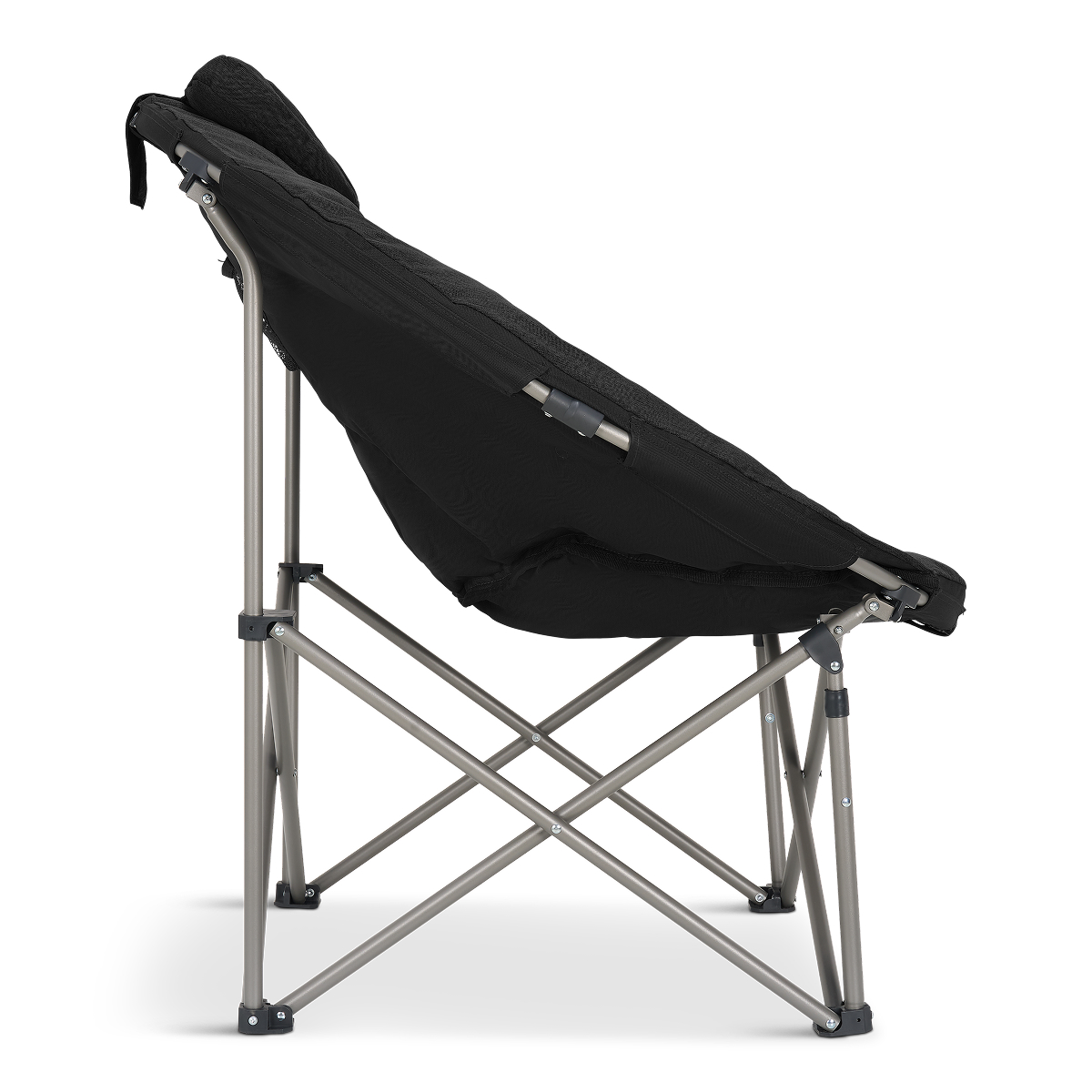 stoel, klapstoel, zwarte stoel, metalen frame, opvouwbaar