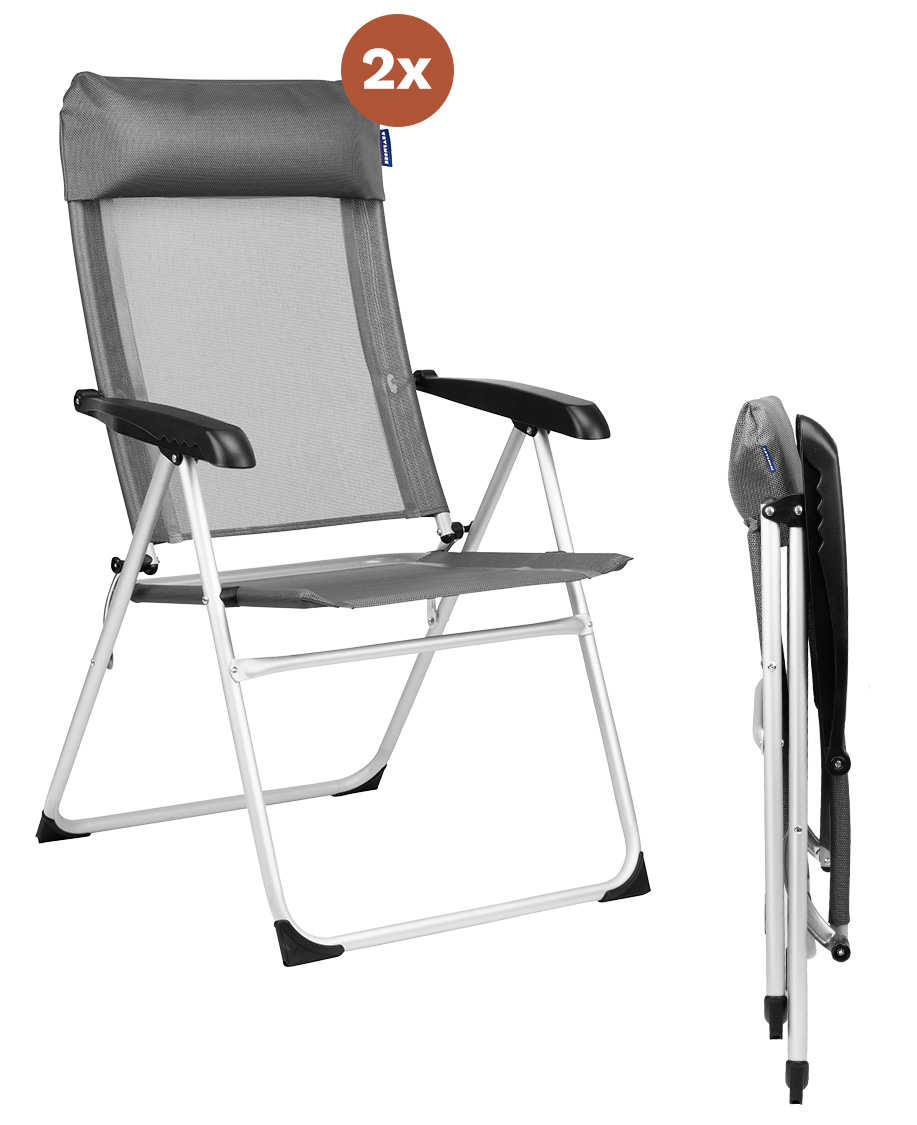 tuinstoel, klapstoel, netstoffentstoel, campingstoel, verstelbaar backrest