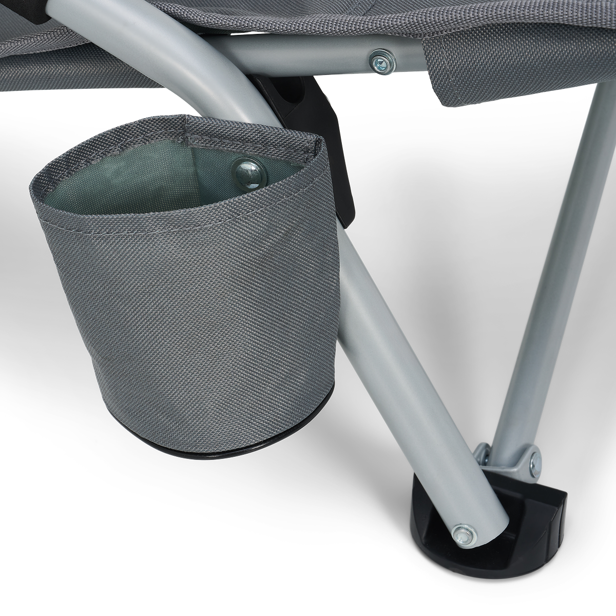 stoftas, stofblik, kinderwagen, kinderwagenmand, grijs
