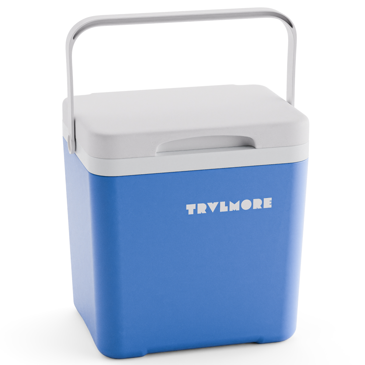 koeler, cooler, blauw, draagbaar, handvat