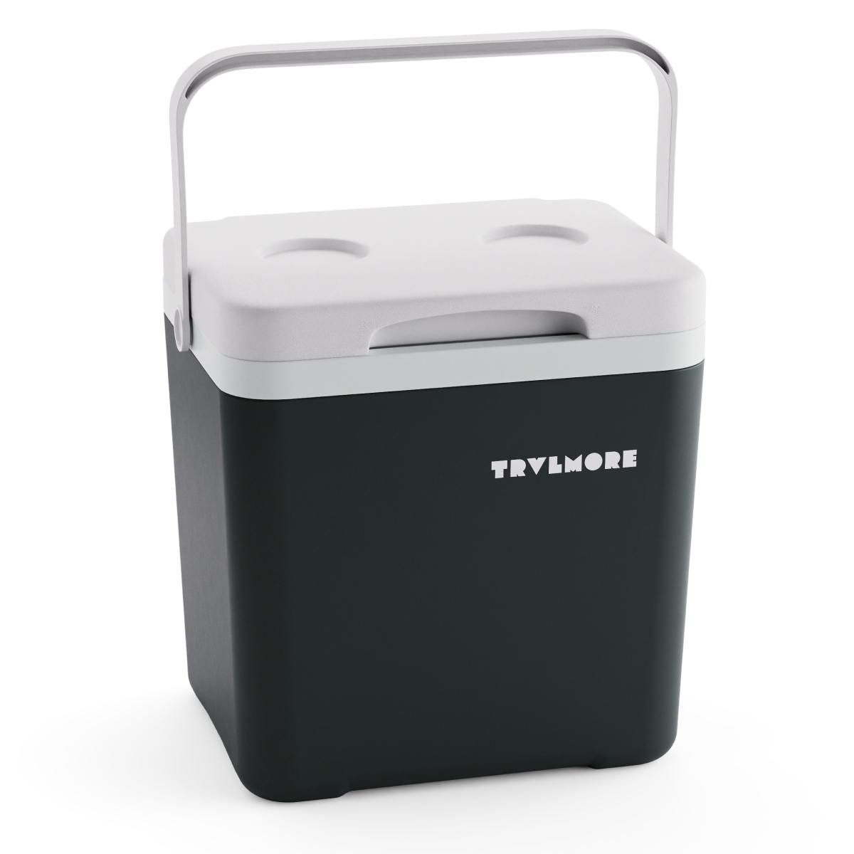 koelbox, thermos, minibar, grijs, handvat