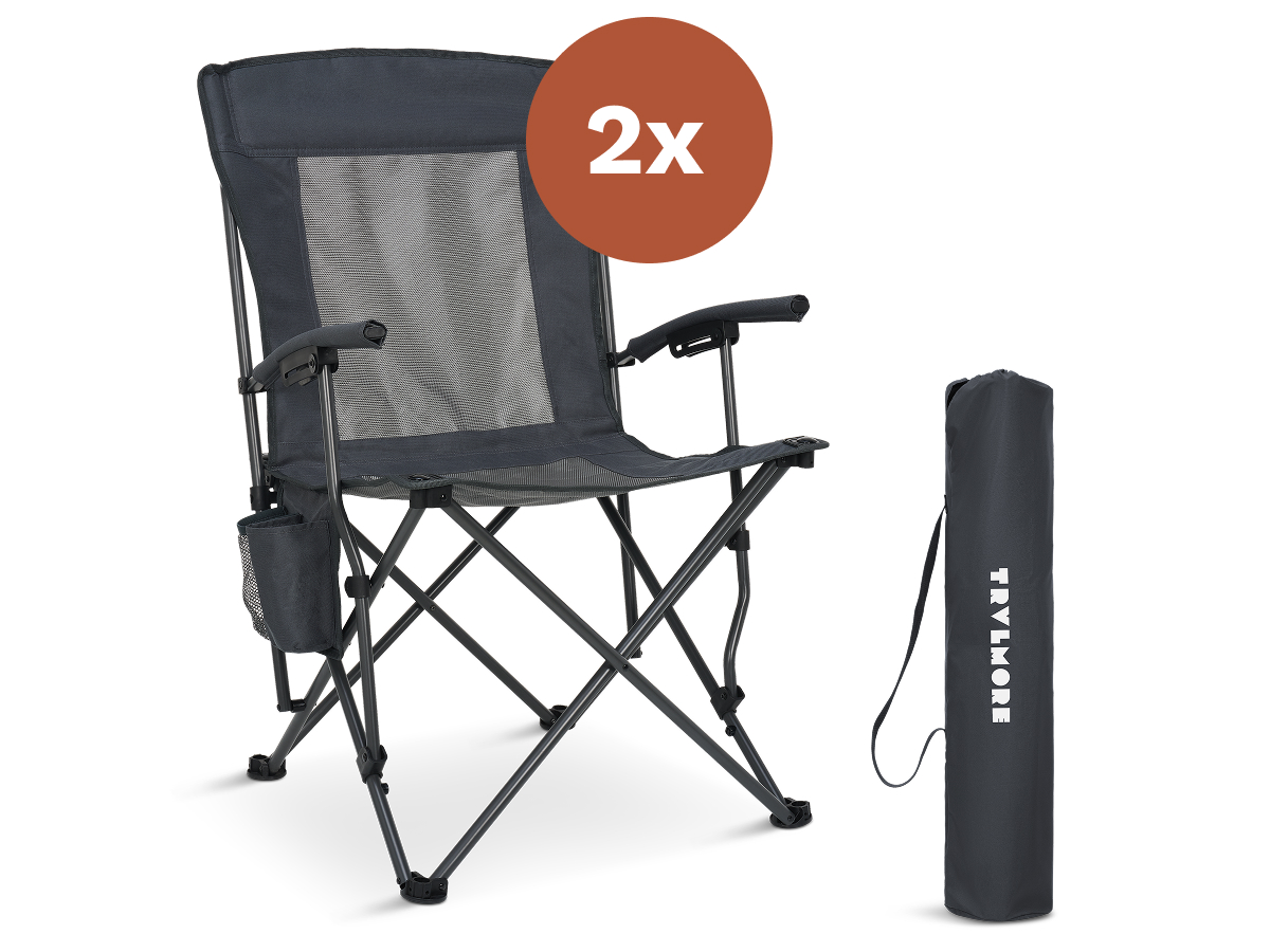 broadchair, camping, folding, mesh, carrying bag