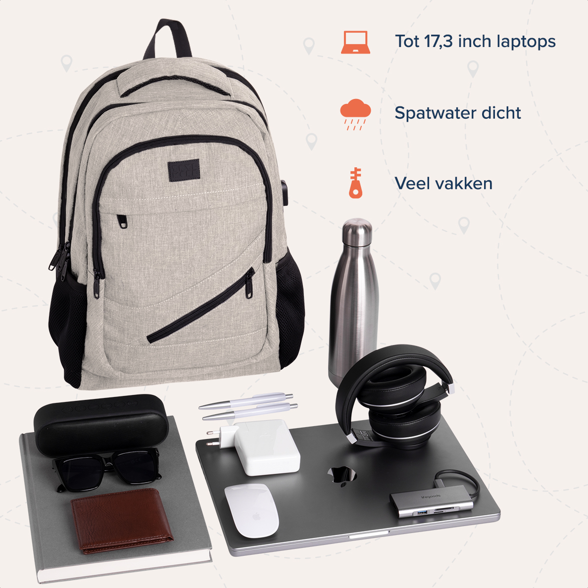 Tas, Rugzak, Accessoires, Brillen