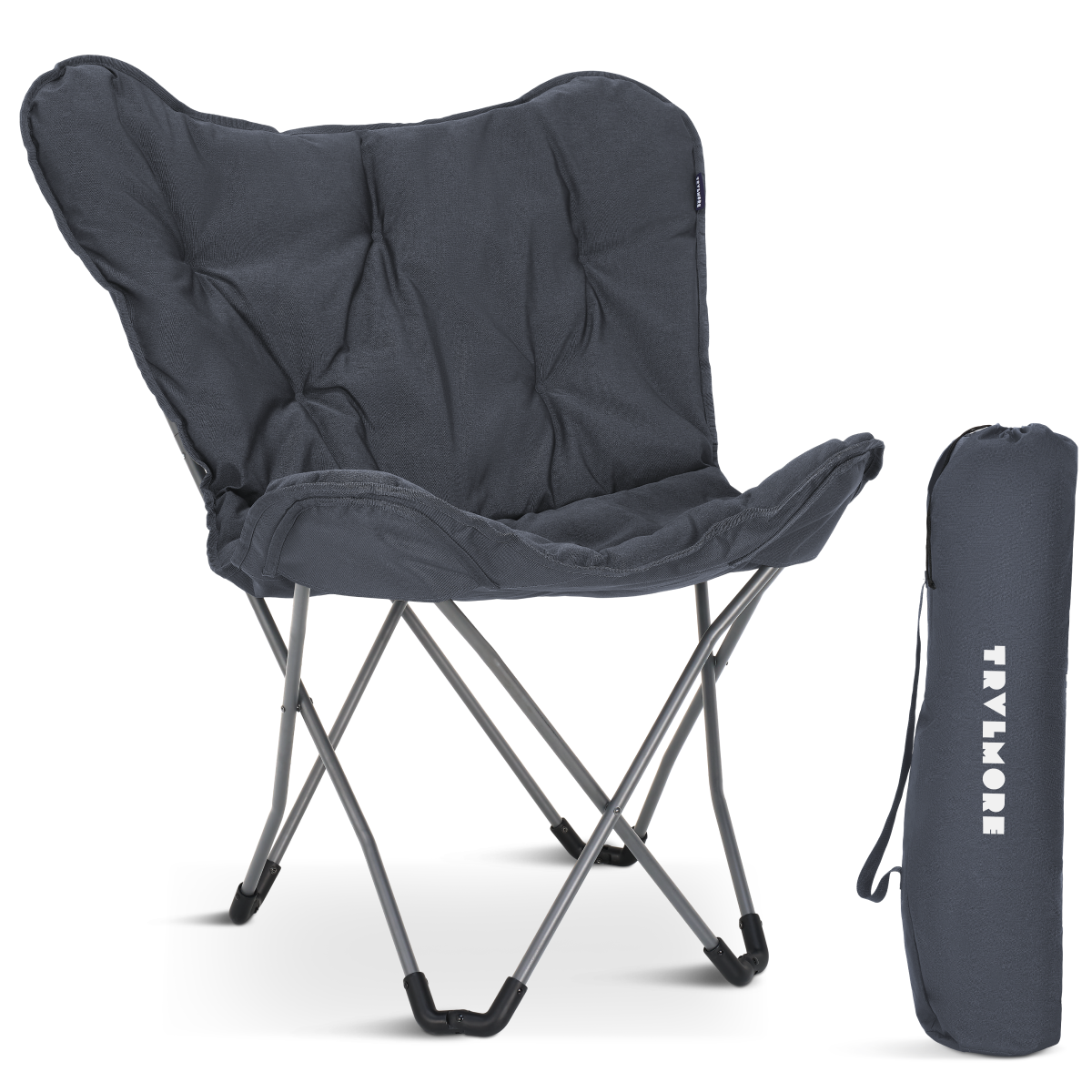 campingstoel, klapstoel, stofbekleding, metalen frame, opvouwbaar