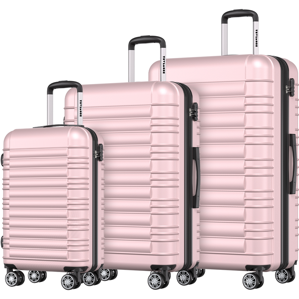 Kofferset Horizontaal 3 Delig Roségoud