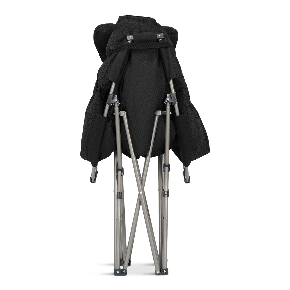 rugzak, vouwbaar, zwarte tas, aluminium frame, opvouwbaar
