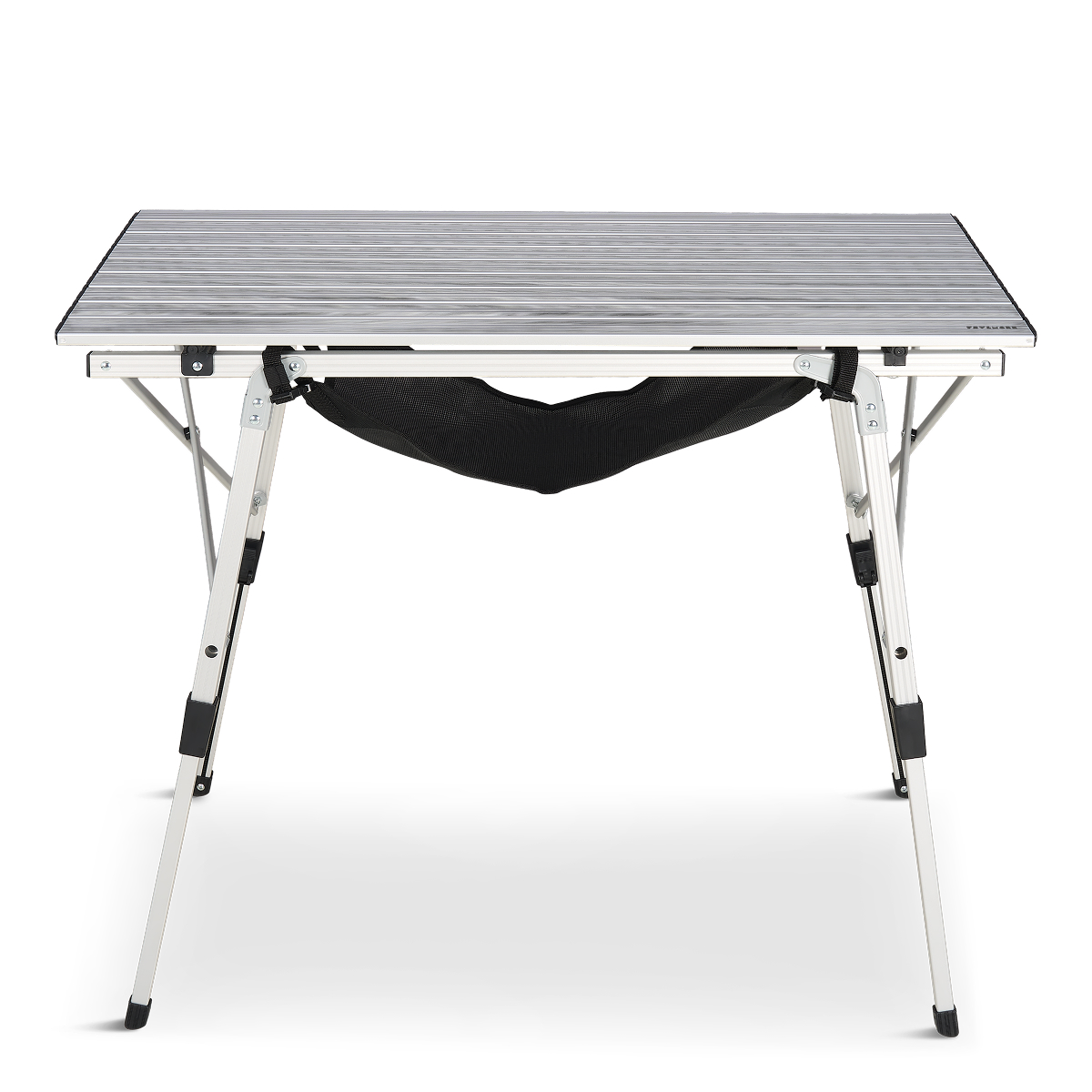 tijdens, camping, tafel, kist, pannetje
