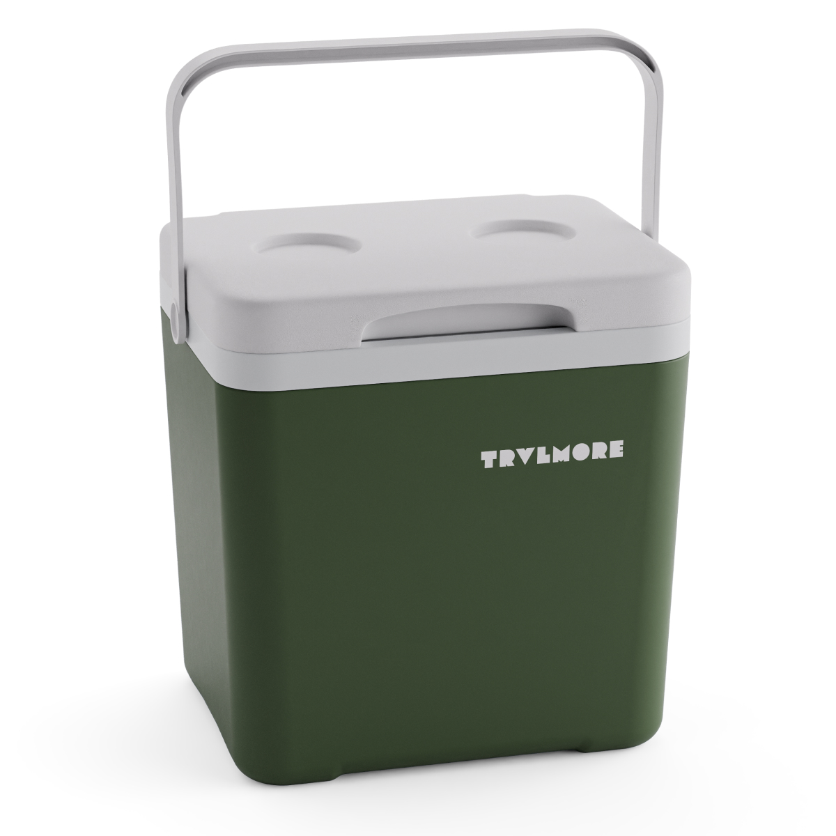 koelbox, camping, groen, 600ml, dop, platform