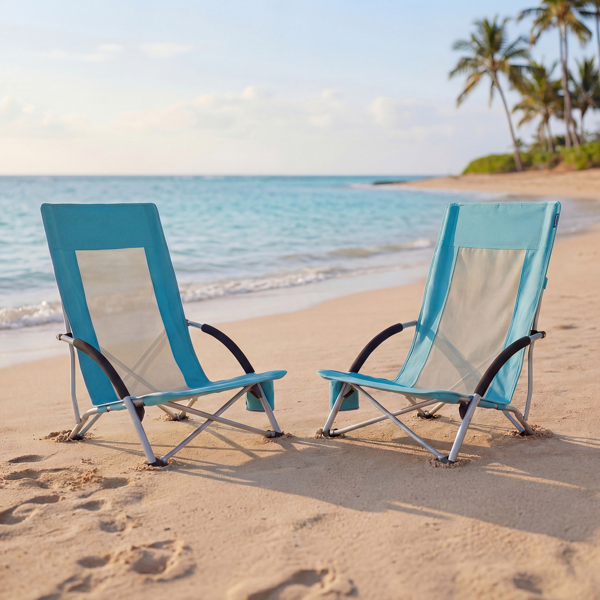 strandstoel, tuinstoel, ligstoel, zonnerust, strandstoel set