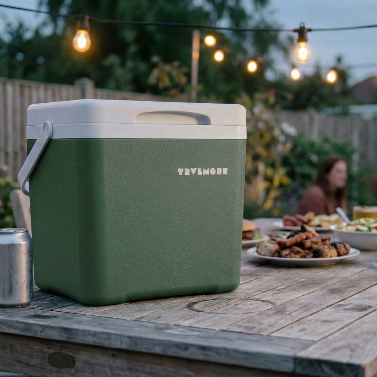 koeler, koelbox, tafel, outdoor, camping